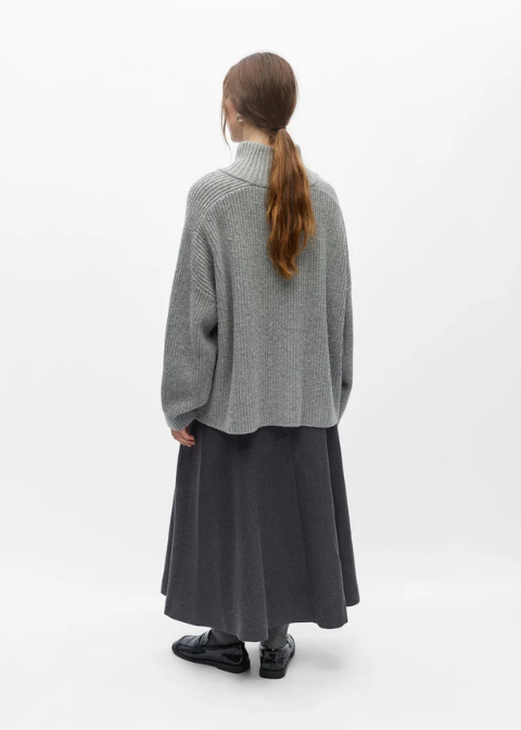 Jesey OBJECT gris cuello alto