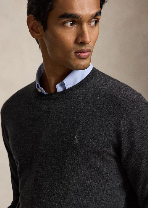 Jersey RALPH LAUREN gris lana