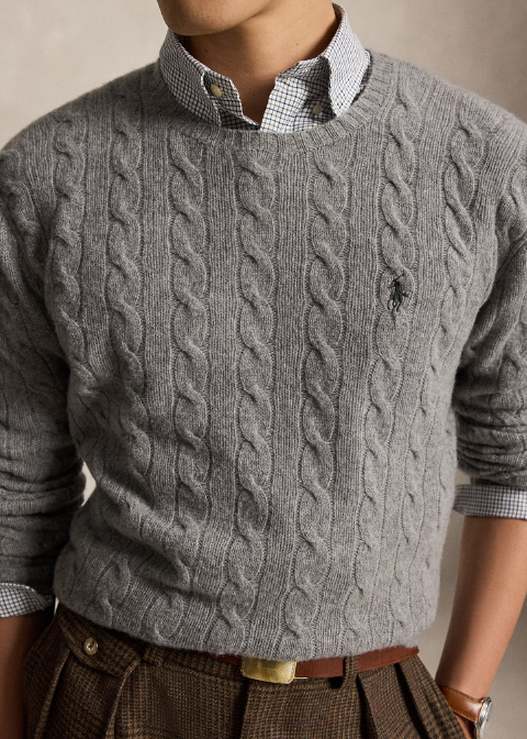 Jersey RALPH LAUREN gris logo