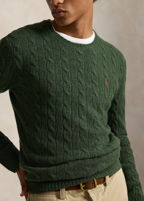 Jersey RALPH LAUREN lana  logo bordado