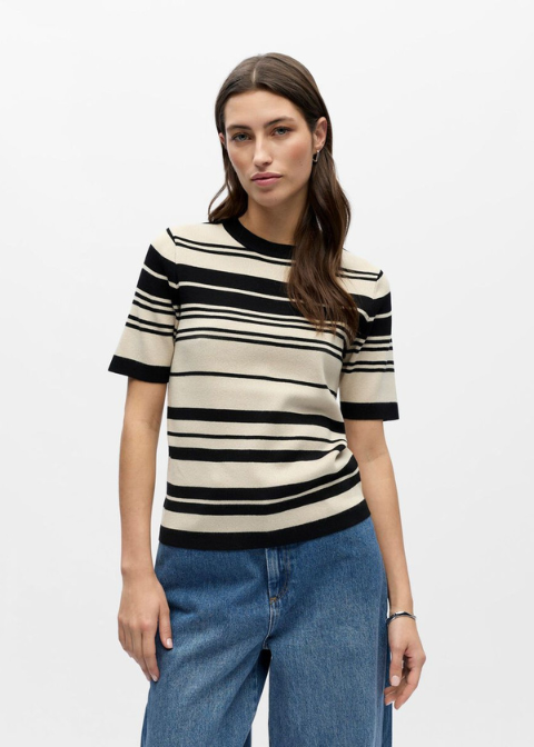 Jersey OBJECT beige rayas negras