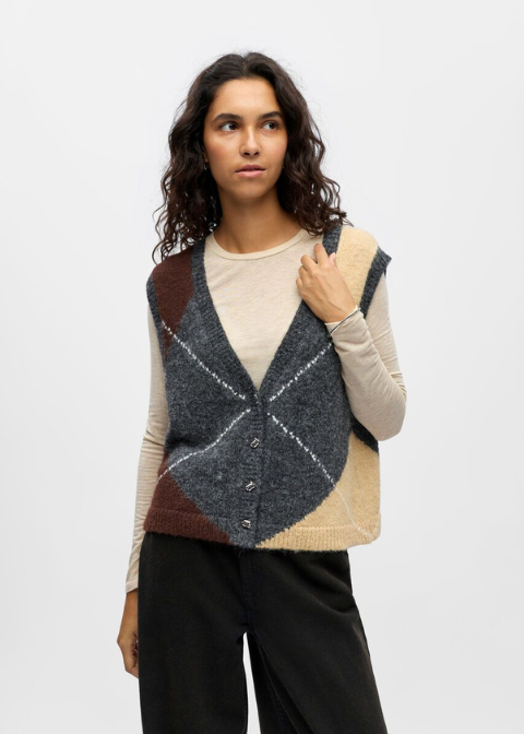 Chaleco OBJECT rombos