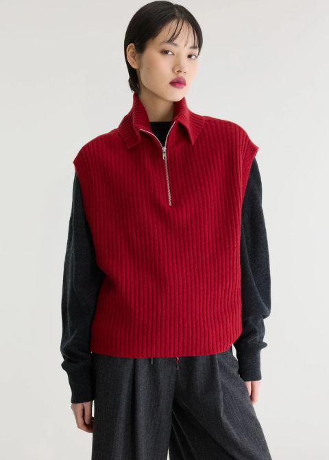 Chaleco Bellerose rojo canale