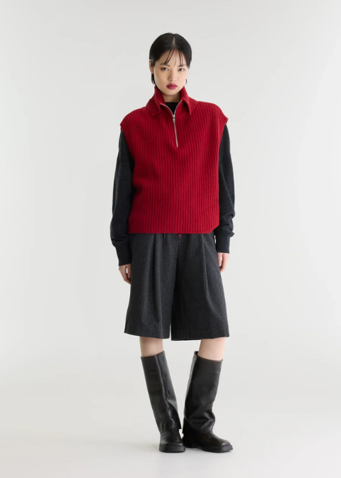 Chaleco Bellerose rojo canale