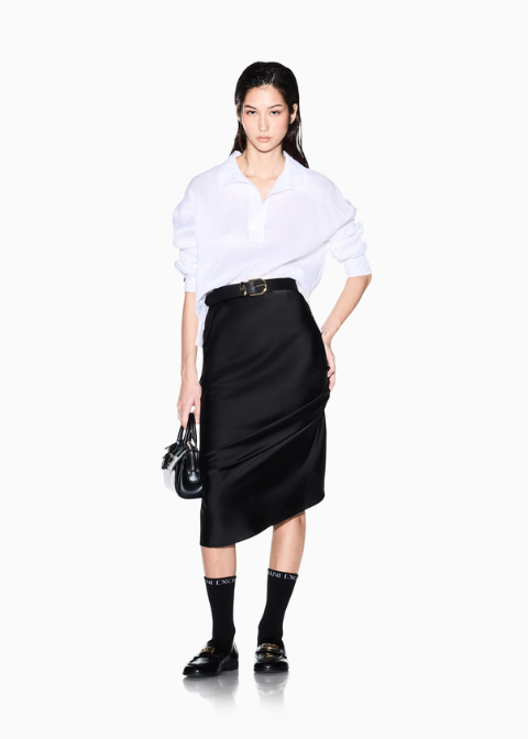 Blusa ARMANI blanca lino