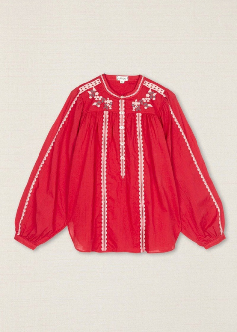 Blusa LATIDO rojo