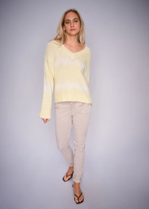 .Pantalon 170440 crudo tiro medio ajustado supersuaves C·CRDOT·25