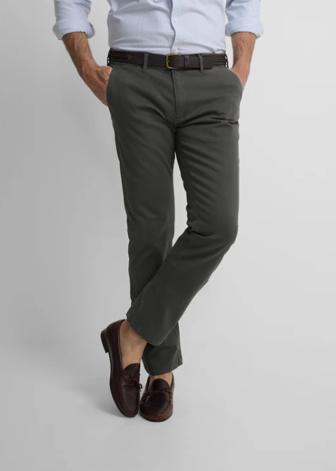 Chino SILBON verde oscuro