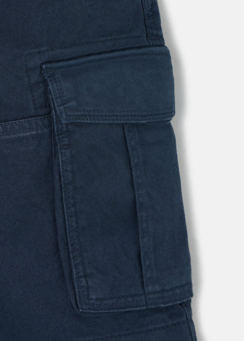 Bermuda azul marino cargo