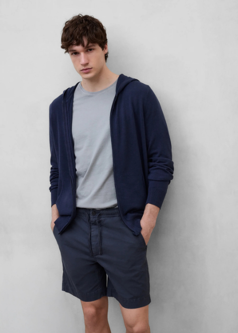 Bermuda ECOALF azul marino goma