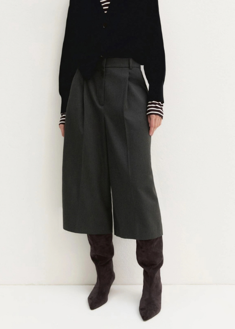Bermuda EMME MARELLA gris pinzas