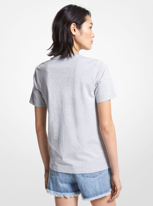 Camiseta gris logo