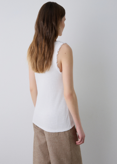 Camiseta blanco tirantes canale