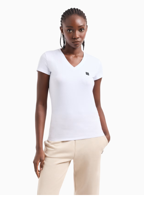 Camiseta ARMANI blanca entallada