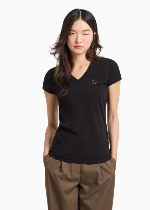 Camiseta ARMANI negra entallada