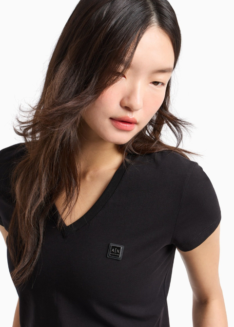 Camiseta ARMANI negra entallada