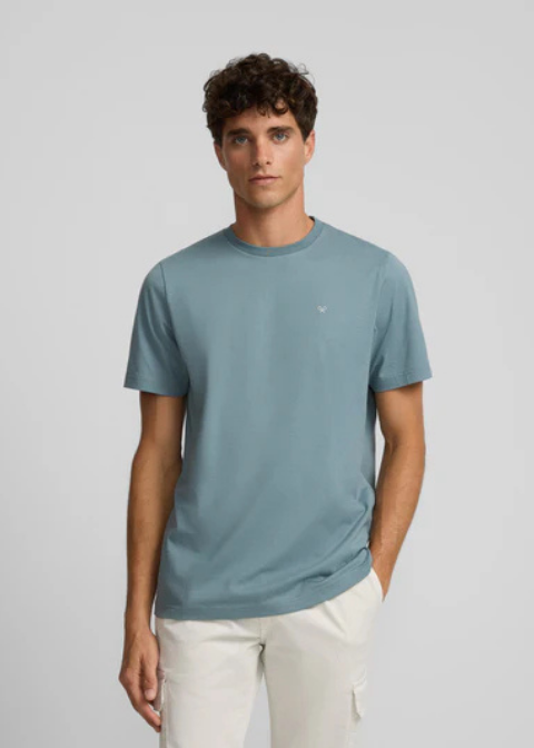 Camiseta verde agua minilogo