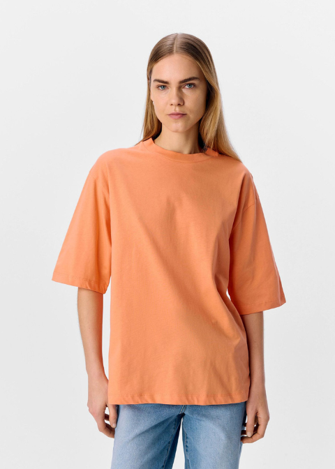 Camiseta OBJGIMA naranja oversize