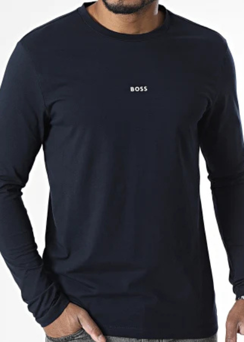 Camiseta HUGO BOSS logo blanco