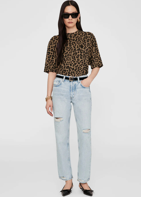 Camiseta ANINE BING marrón