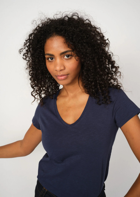 Camiseta MOS MOSH azul marino