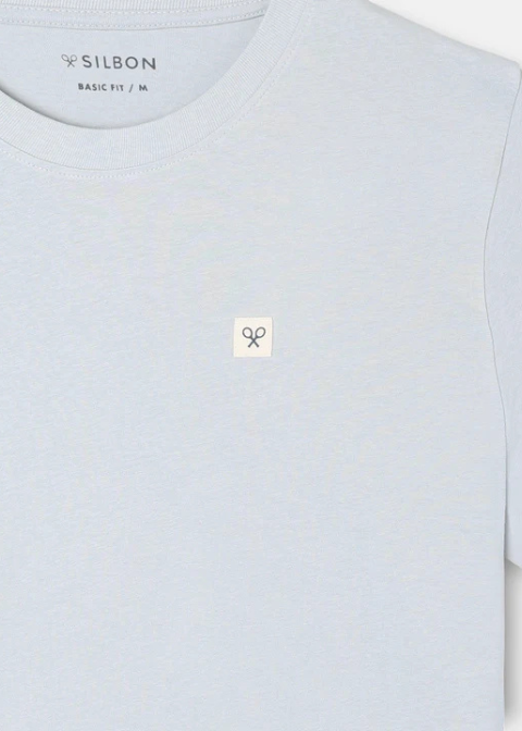 Camiseta SILBON azul claro