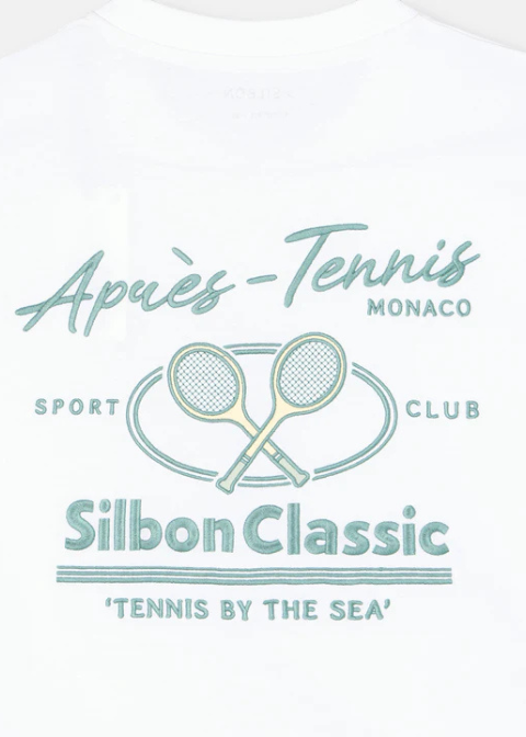 Camiseta SILBON blanca bordado