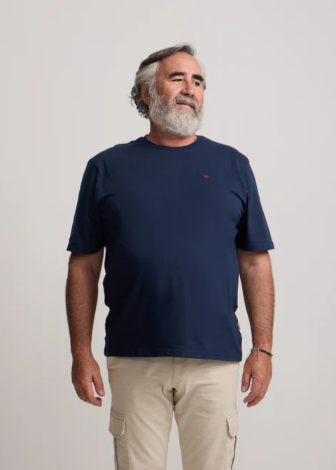 Camiseta SILBON azul marino