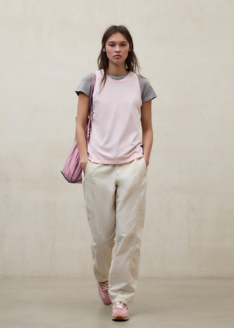 Camiseta ECOALF rosa palo