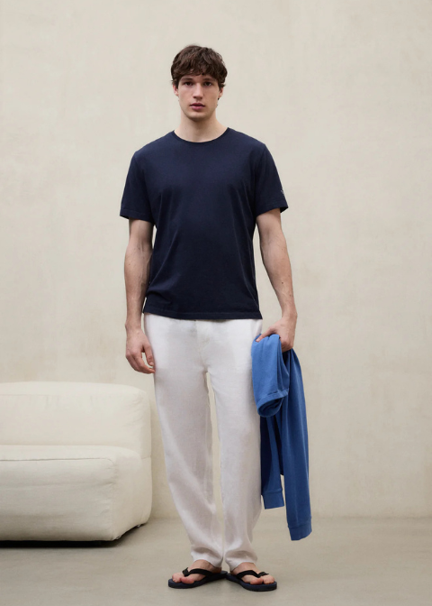 Camiseta ECOALF azul marino