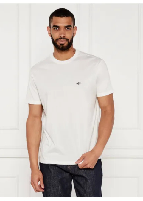 Camiseta ARMANI blanco  logo negro
