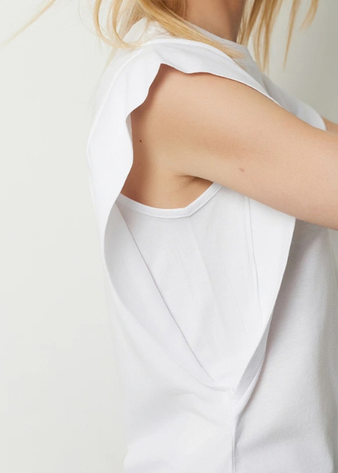 Camiseta BSB blanca doble hombro