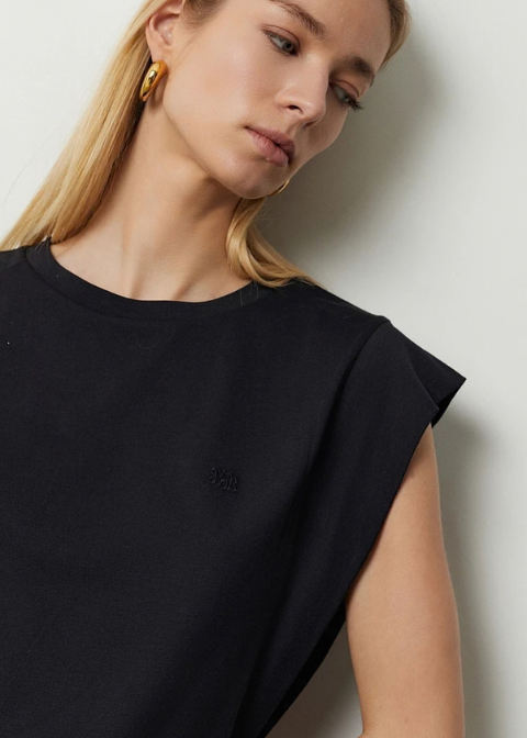 Camiseta BSB negra  doble hombro