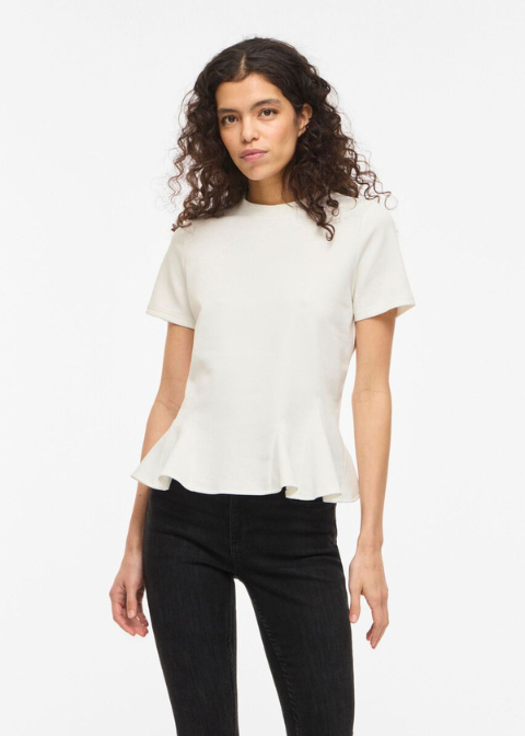 Camiseta VILA blanco roto