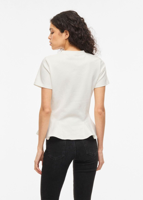 Camiseta VILA blanco roto
