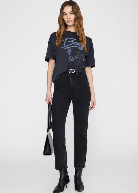 Camiseta ANINE BING negro oversice