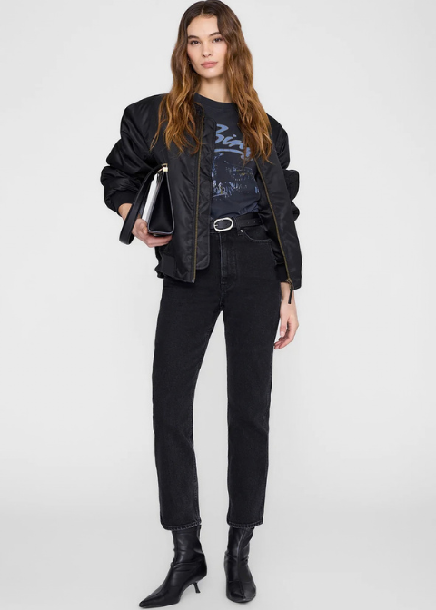 Camiseta ANINE BING negro oversice