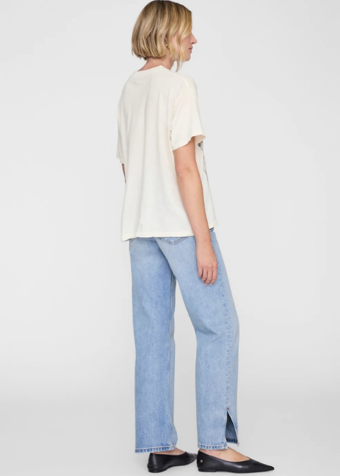 Camiseta ANINE BING crudo cuadrada