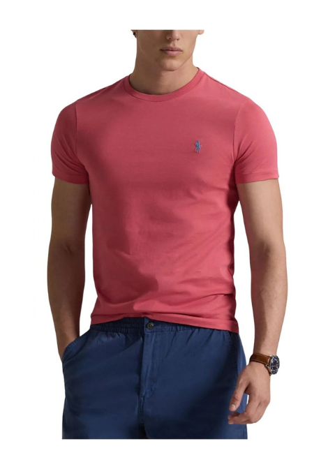 Camiseta RALPH LAUREN rojo suave algodón