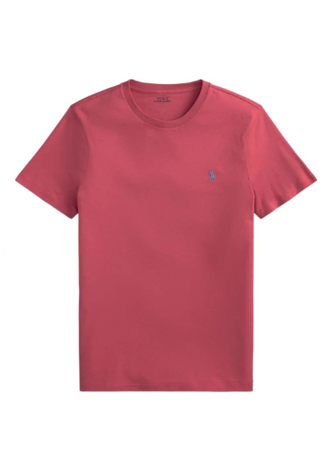 Camiseta RALPH LAUREN rojo suave algodón