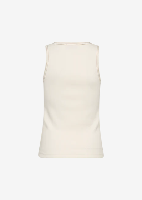 Camiseta MOS MOSH beige canale ajustado