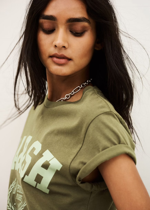 Camiseta BASH logo Verde
