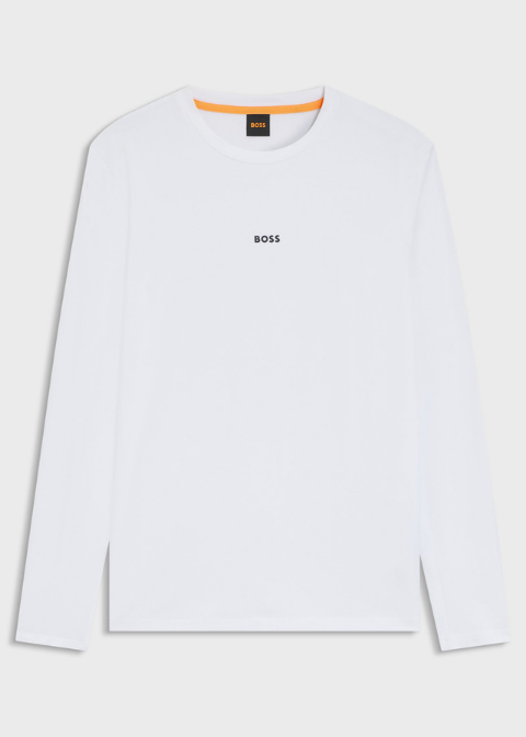 Camiseta HUGO BOSS manga larga y logo estampado