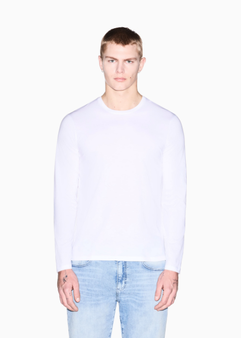 Camiseta ARMANI EXCHANGE blanca basica