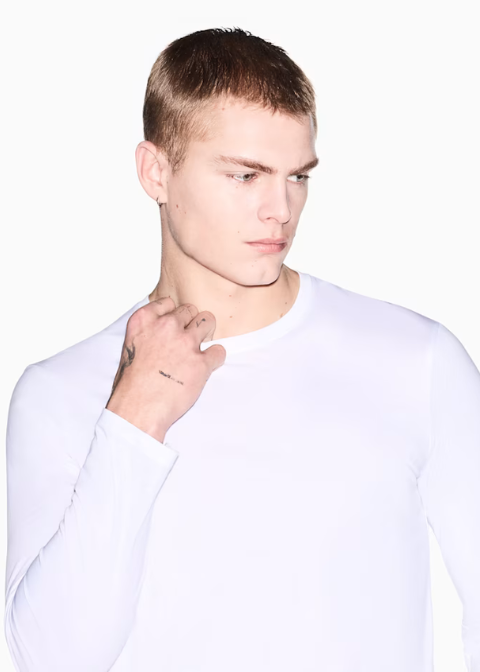 Camiseta ARMANI EXCHANGE blanca basica