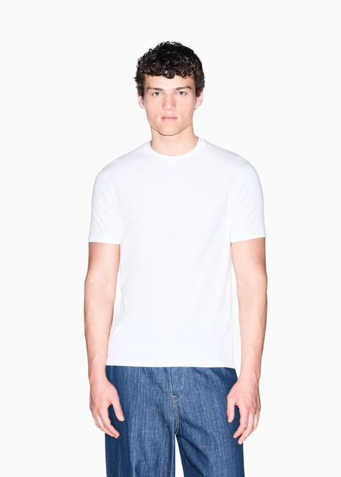 Camiseta ARMANI EXCHANGE blanca logo
