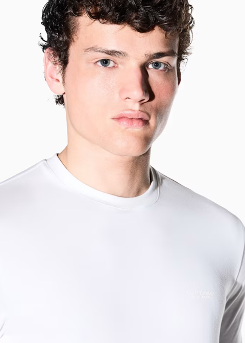 Camiseta ARMANI EXCHANGE blanca logo
