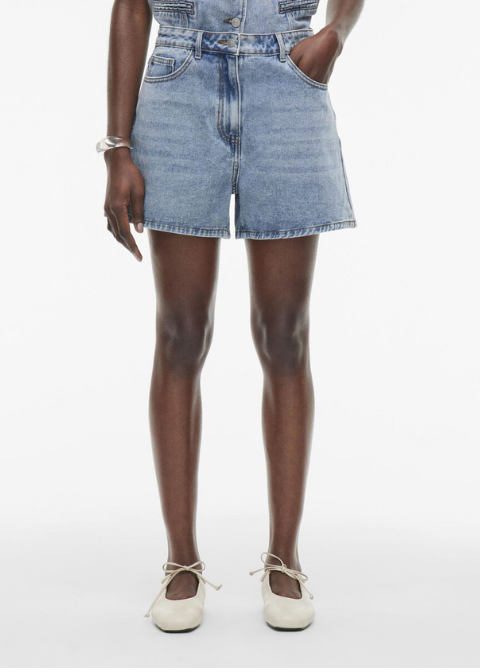 Short ROUGE EDIT azul vaquero