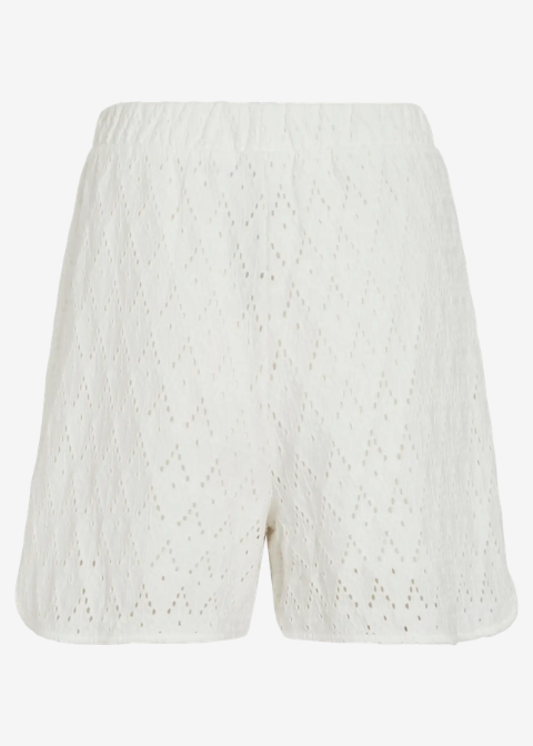 Short VILA blanco calado