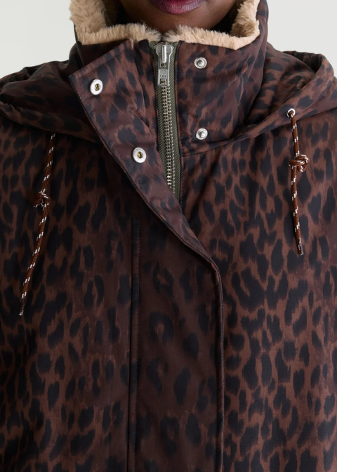 Abrigo Bellerose oversize print